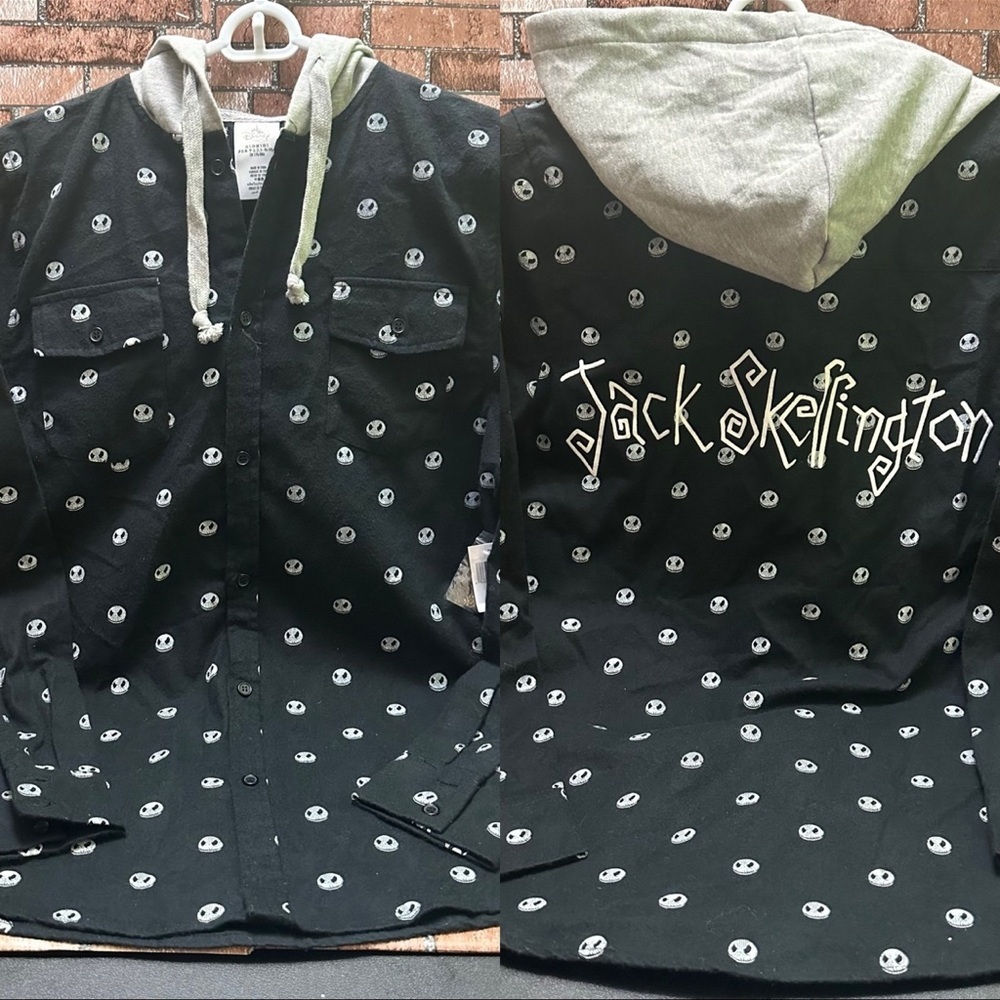 Disney Jack Skellington  Jacket - Black and Gray size S